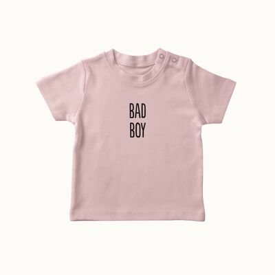 Camiseta Bad Boy (rosa suave)