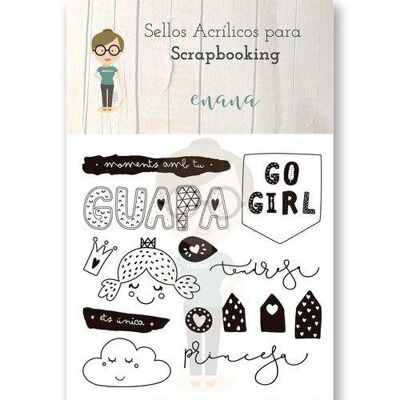 Sellos de Scrapbooking Enana Català