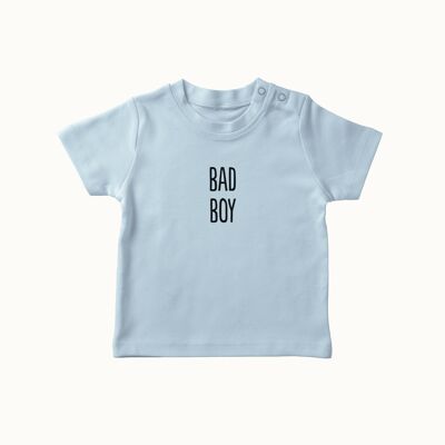 T-shirt Bad Boy (bleu ciel)