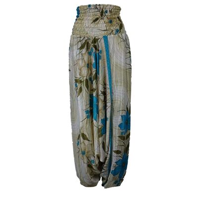 Pantalones Harem Baggy Sari Reciclado