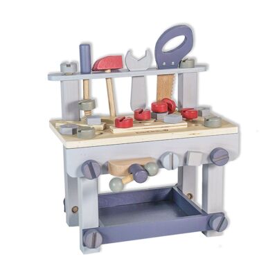 Workbench with accessories - pastel