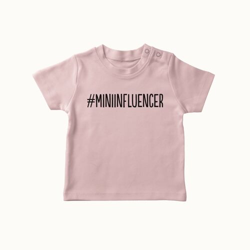 #miniinfluencer t-shirt (soft pink)