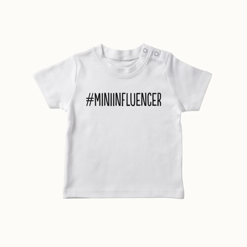 #miniinfluencer t-shirt (alpine white)