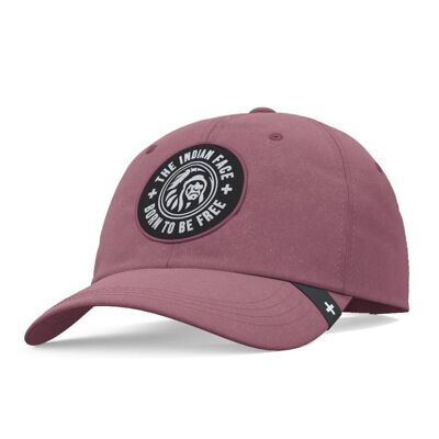 Unisex Cap The Indian Face Nature Red Wine