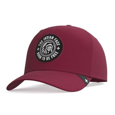 The Indian Face Action Unisex Cap Red wine