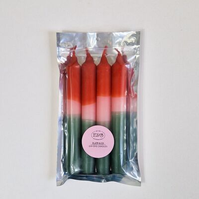 Dip Dye candles