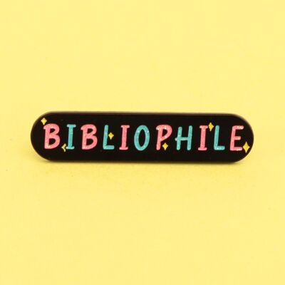 Bibliophile bookish reading enamel pin