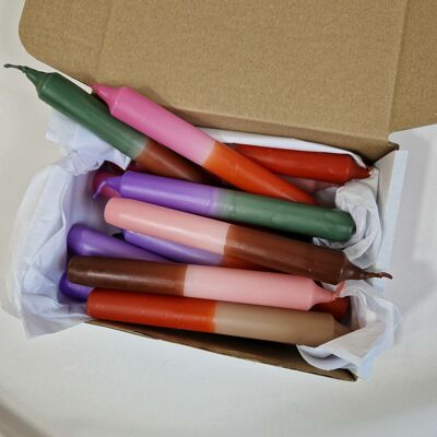 Dip Dye candles Winter Box