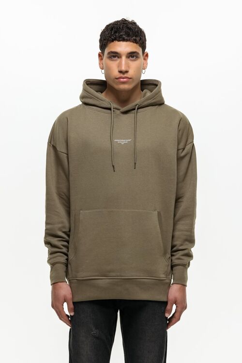 Oversized Archive Khaki Hoodie