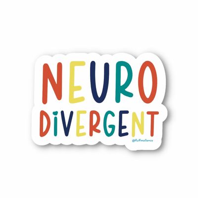 Neurodivergenter Vinylaufkleber