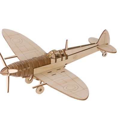 Spitfire Airplane Construction Kit-wood