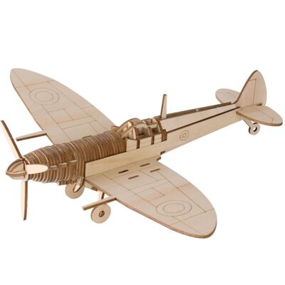 Spitfire Airplane Construction Kit-wood