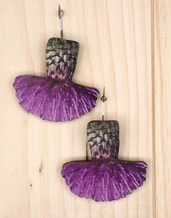 Ohdake | Boucles d'oreilles chardon 2