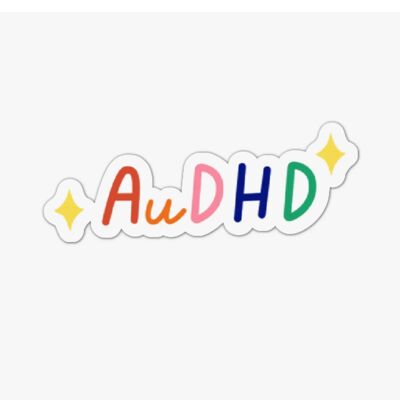 Autist + ADHS Vinyl-Aufkleber