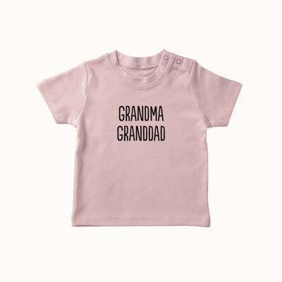 Grandma Granddad t-shirt (soft pink)