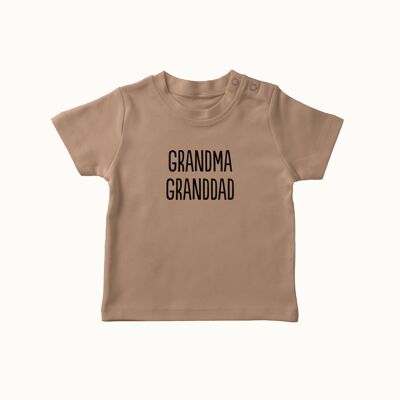 T-shirt grand-mère grand-père (mokka)