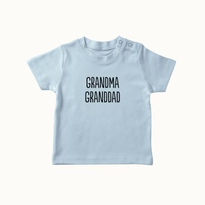 T-shirt grand-mère grand-père (bleu ciel)