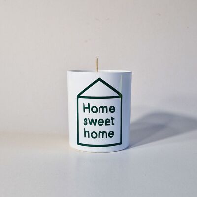 Quote Candle - Home Sweet Home