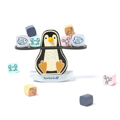 Juego de equilibrio de pingüinos