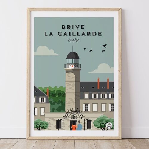 Affiche BRIVE-LA-GAILLARDE - Corrèze