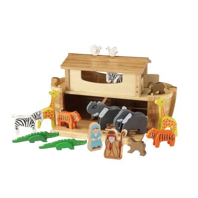 Noah's Ark in large size - with 14 animals