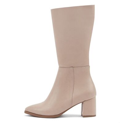 Beige Women's Boot Fashion Attitude Winter Collection Article: FAB_SS1K0397_451_BEIGE