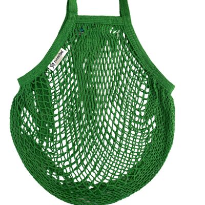 Short handled string bag - Apple Green