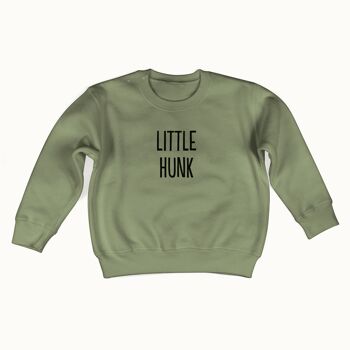 Pull Little Hunk (vert olive) 1