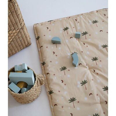 JAIPURY baby rest mat printed with small palm trees