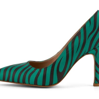 Zapatos de tacón verdes para mujer Colección de invierno Fashion Attitude Artículo: FAB_SS2K0296_121_ZEBRA_GREEN