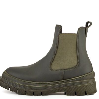Women's Green Ankle Boots Fashion Attitude Winter Collection Article: FAB_SS2K0298_230_KHAKI