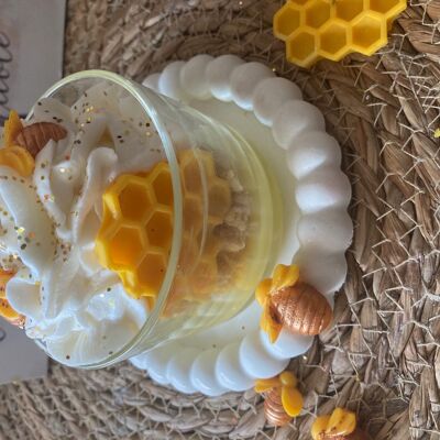 gourmet honey candle