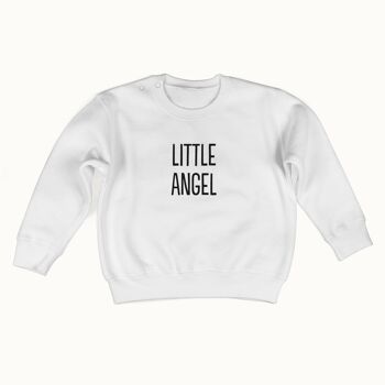 Pull Little Angel (blanc alpin) 1