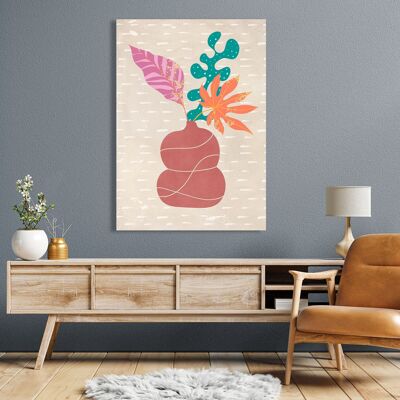 Print on canvas: Atelier Deco, Modern Botany 1