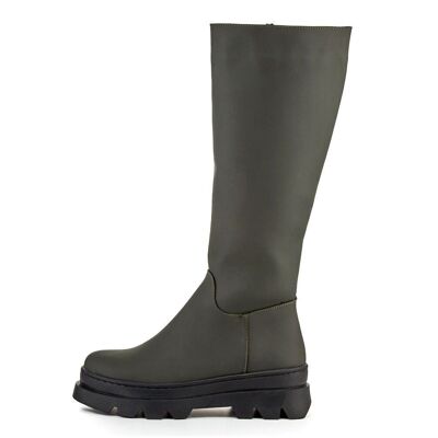 Botte Femme Verte Collection Hiver Fashion Attitude Article : FAB_SS2K0380_230_KHAKI