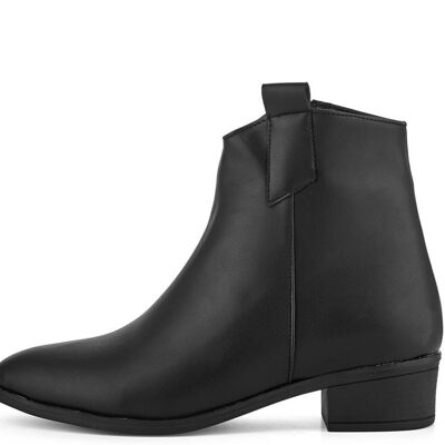 Black Women's Ankle Boot Fashion Attitude Winter Collection Article: FAB_SS2K0395_101_BLACK