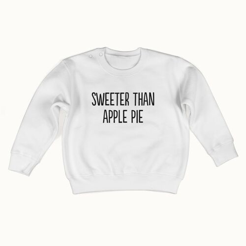 Sweeter than apple pie sweater (alpine white)