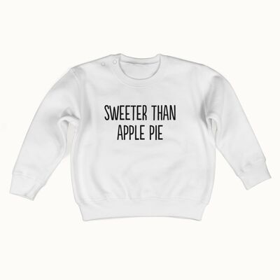 Más dulce que el suéter de tarta de manzana (blanco alpino)
