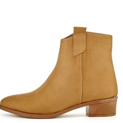 Beige Women's Ankle Boot Fashion Attitude Winter Collection Article: FAB_SS2K0395_452_BEIGE