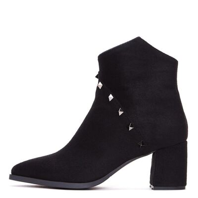 Black Women's Ankle Boot Fashion Attitude Winter Collection Article: FAB_SS2K0396_102_BLACK