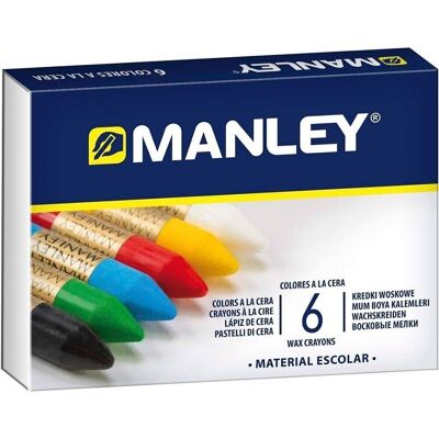 Estuche 6 ceras blandas Manley