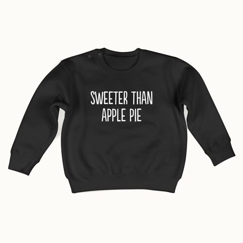 Sweeter than apple pie sweater (jet black)