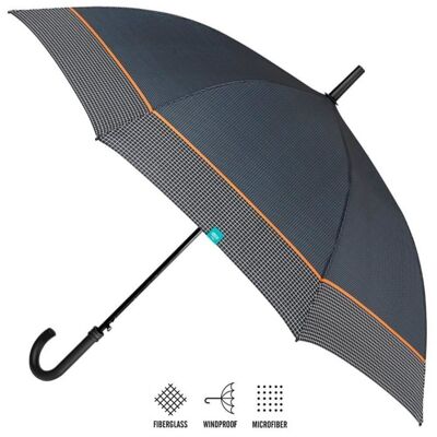 Paraguas automático Golf con cenefa antiviento 116 cm - 2 Colores surtidos
