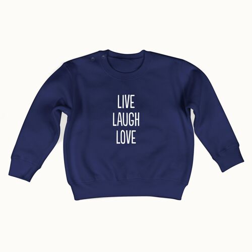 Live Laugh Love sweater (navy)