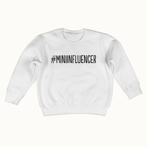 #miniinfluencer sweater (alpine white)