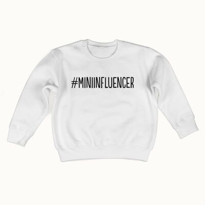 Maglione #miniinfluencer (bianco alpino)