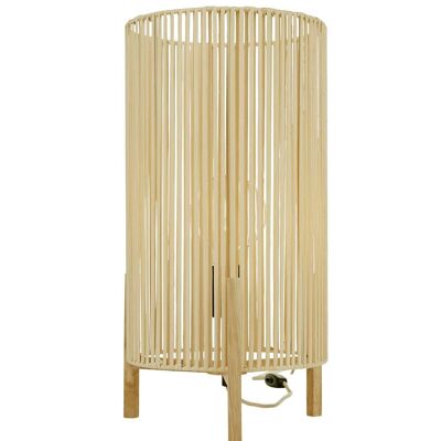 Tischlampen und/oder Stehlampen „Nine“ aus Rattan