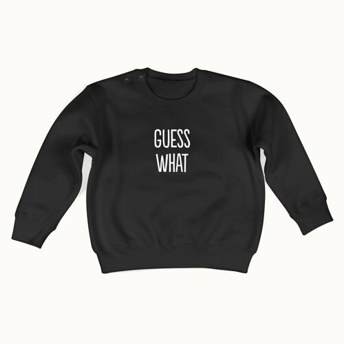 Guess What sweater (jet black)