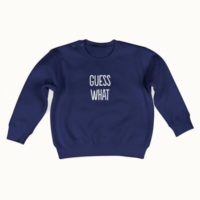 Guess What sweater (navy)