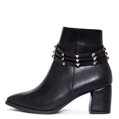 Women's Ankle Boots Black Fashion Attitude Winter Collection Article: FAB_SS2Y0252_101_BLACK